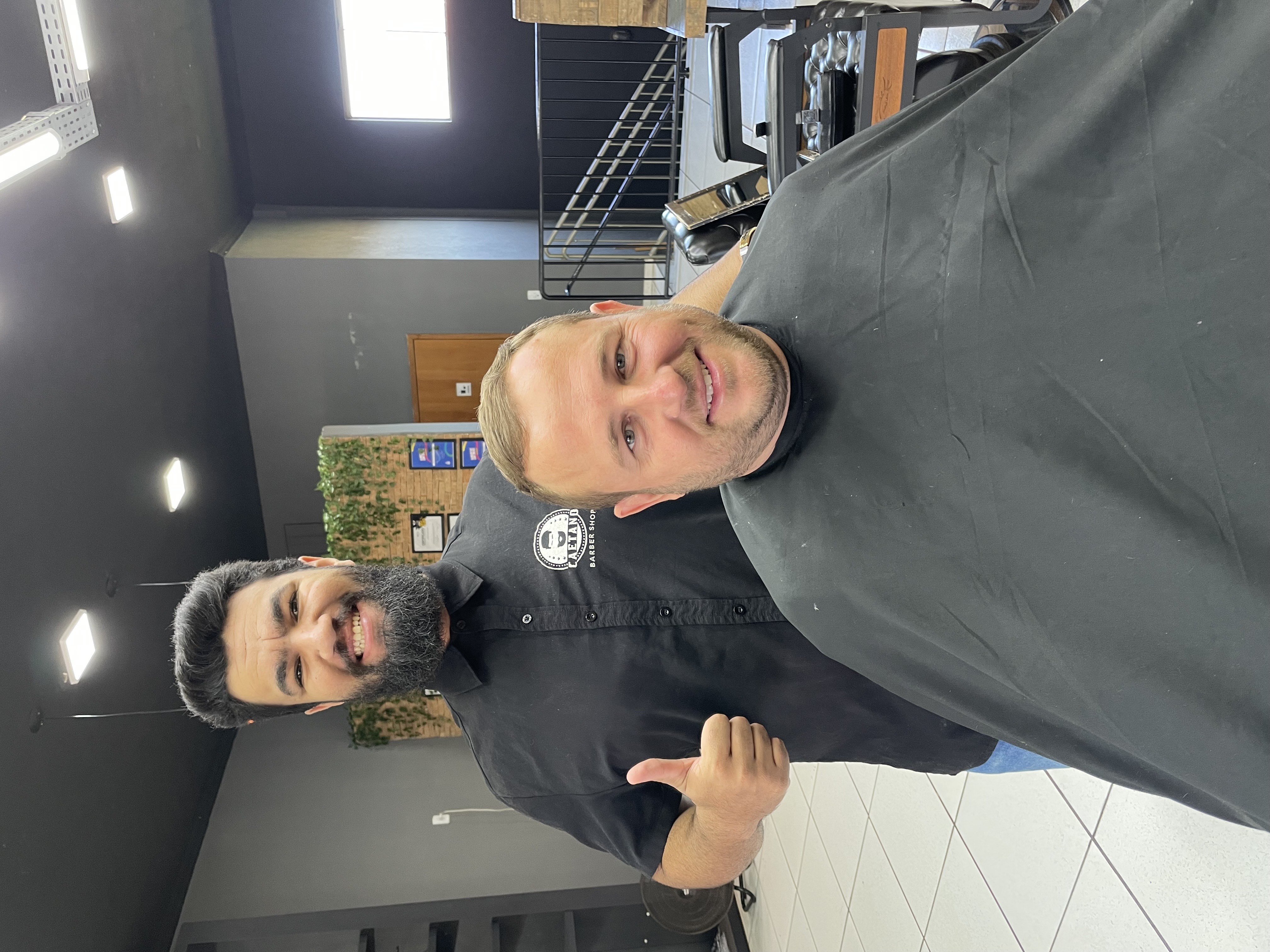 Interior da barbearia